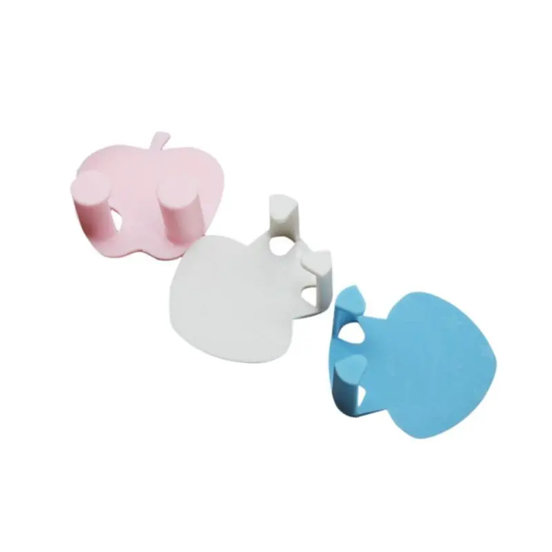Cute Safety Adhesive Power Plug Socket Cord Cable Holder Power Plug Socket Hanger Holder