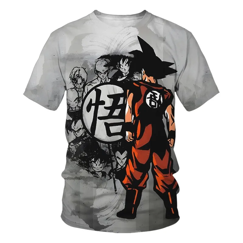 

3-14 Ys Toddler Tees Anime Dragon Ball T-shirt Children Clothes Baby Boy Tops Summer Short Sleeve 3-14 Years Kids Boys T Shirt