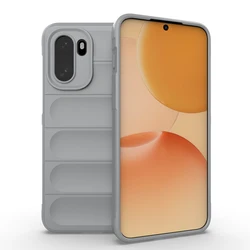 Enhanced Shockproof TPU Silicone Phone Protection Back Cover for OnePlus Ace 6T (Light Grey)