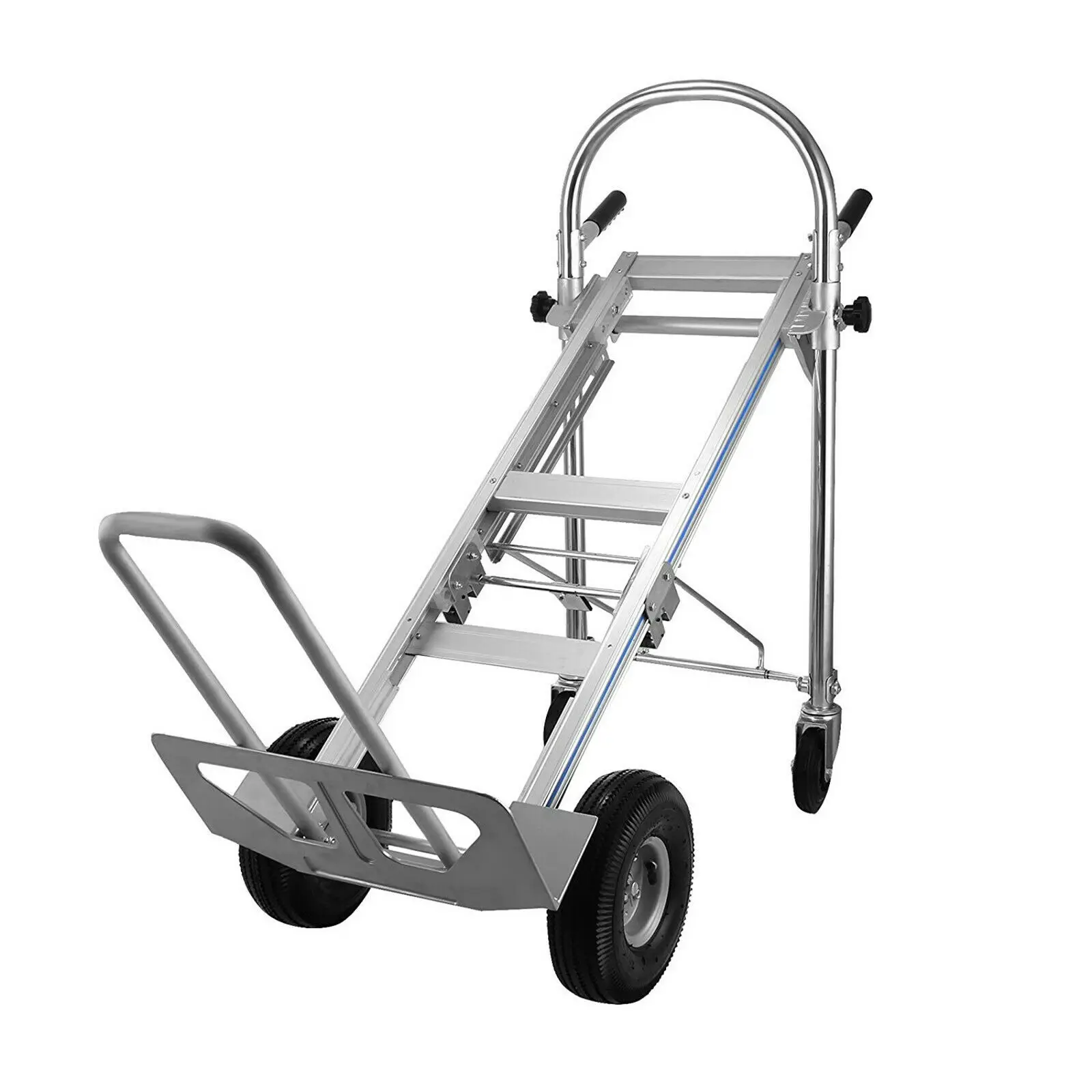 Hand Truck Folding Cart Wheels Outdoor Wagon Dolly Shopping Cart Folding 3in1 Stair Climber Handcart Wheels Trolley Utility