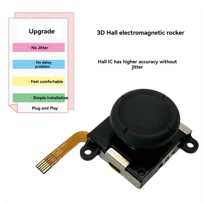 AEE7-2PCS TMR Electromagnetic Joystick For ANBERNIC RG505 RG405M RG405V Rgcube Tunnel Magnetic Resistance Joystick