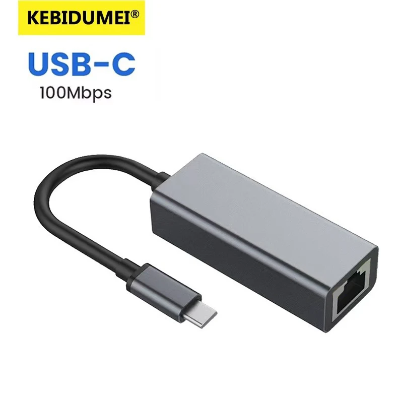 ตัวเลือกสินค้า อแดปเตอร์ USB-C 100/1000Mbps สาย LAN คุณภาพสูง