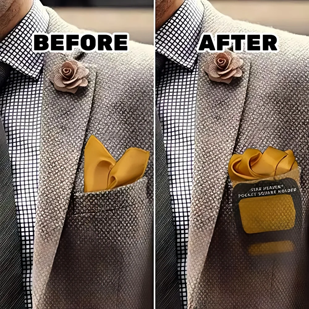 Porte-mouchoir carré de poche, organisateur, accessoires pour hommes, écharpe carrée