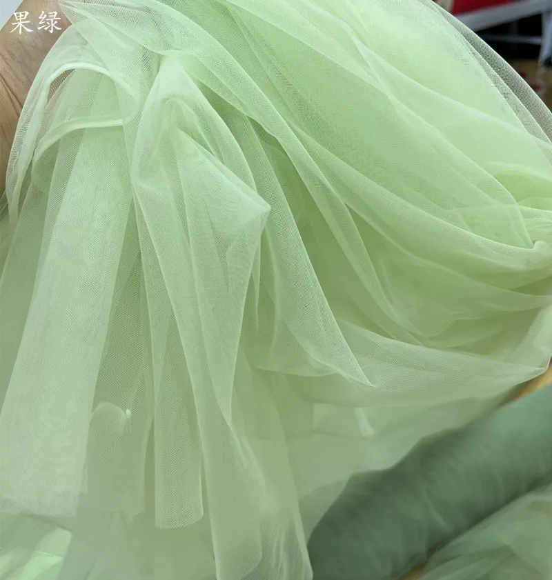 Green Series Avocado Gauze Mesh Skirt for Wedding and Kindergarten Decor