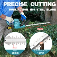Taille-haie électrique sans fil Gisam 2000W 7200SPM, scie de taille-haie, tondeuse à gazon, outil de jardinage pour batterie Makita 18V 5