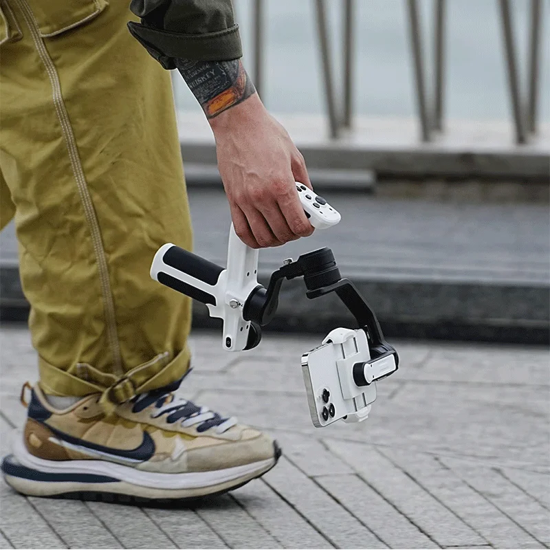Handheld Gimbal Handheld Gimbal Stabilizer Gimbal Stabilizer FeiyuTech Scorp Mini-P 3-Axis Smartphone Handle Grip AI Tracker Fill Light 520g load for iPhone Android