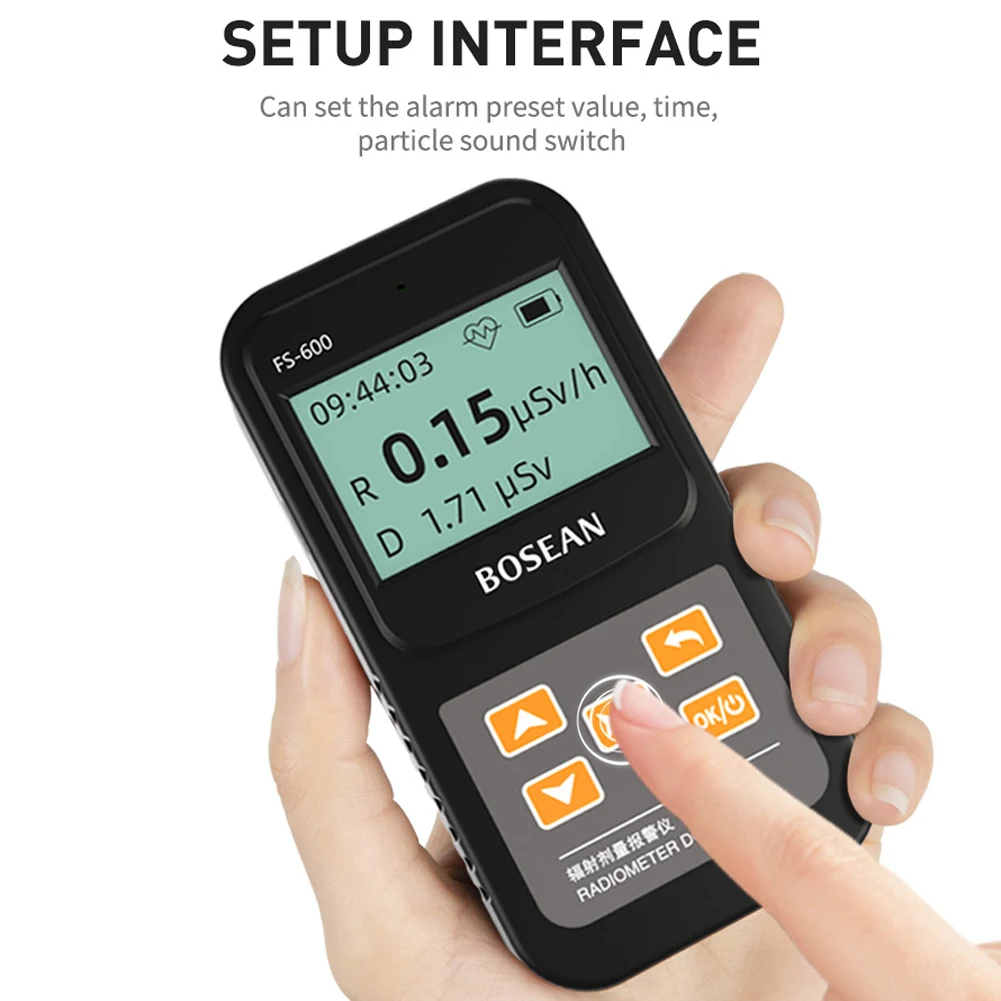 FS600 USB Handheld Geiger Counter Nuclear Radiation Detector