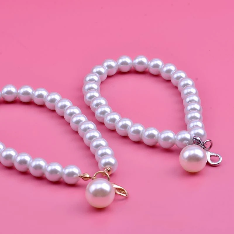 

5pcs/Lot 20cm Pearl Strap For Bags Handbag Handles DIY Purse Cute Bead Chain Shoulder Coin Key Bag Belt Replacement Accessories