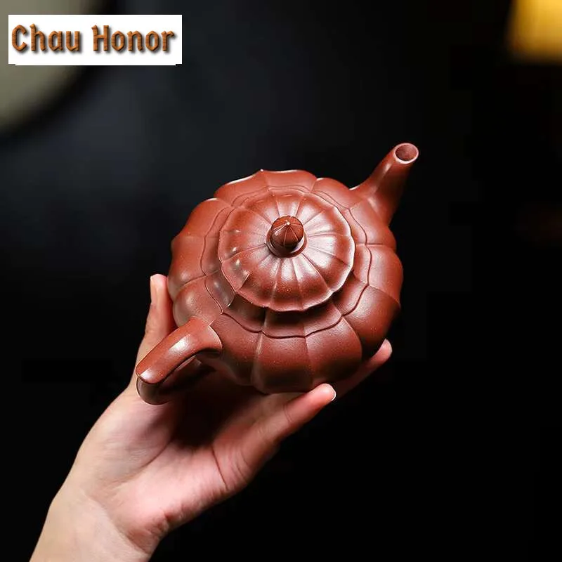 Authentic Yixing Purple Clay Teapots Famous Handmade Screw Tea Pot Raw Ore Dicaoqing Zisha Beauty Kettle Customized Tea Set