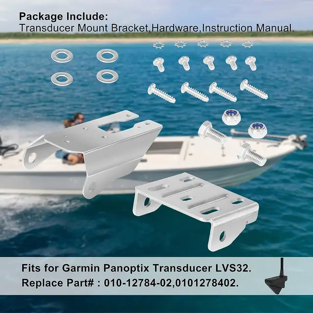 Staffa Di Montaggio A Poppa Garmin Per Trasduttore Panoptix LiveScope LVS32