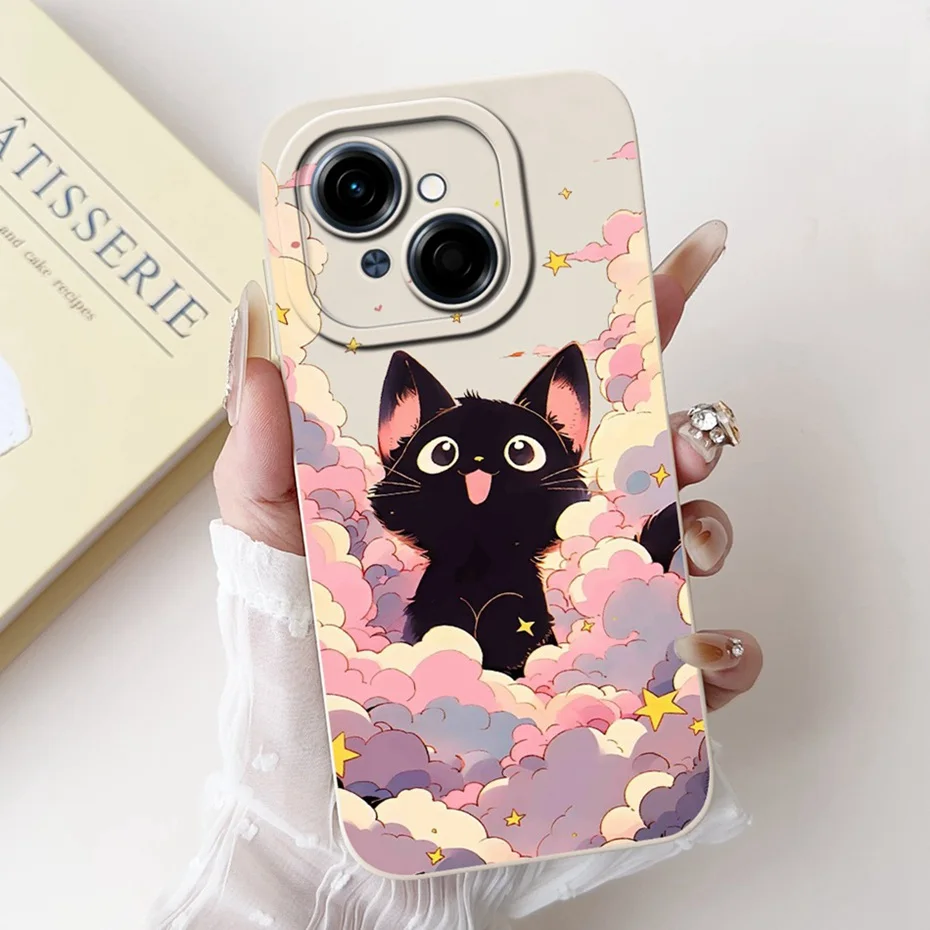 Cute Cartoon Soft Silicone Shockproof Phone Case with Bumpers