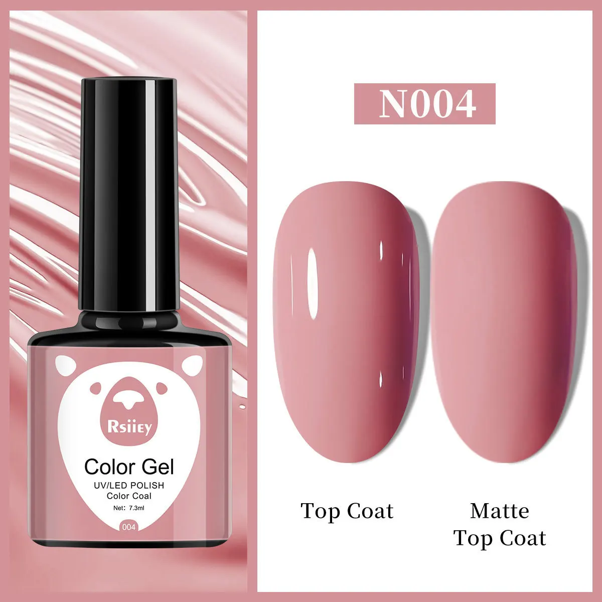 7.3ml Professional Black White Nail Gel Polish Super-Smoth Black&White Gel Nail Polish Semi-Permanent White Black Nail UV Gel 5