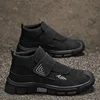 Men's Leather Shoes Men's Casual Shoes Velcro Anti Slip Wear-resistant 2024 Trend Comfortable Male Sneakers Zapatillas De Hombre 2