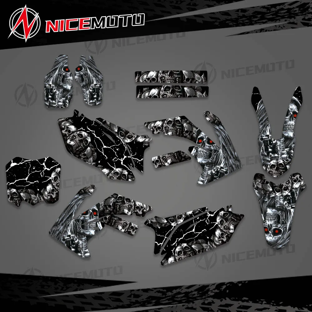 NICEMOTO Graphics Decals Stickers Background For HONDACRF250R CRF250 2010- 2013 CRF450R CRF450 2009-2012 коврики eva skyway nissan tеanа 2009 2013 vip серый s01706383