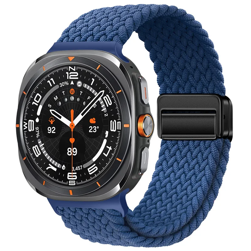 Nylon Magnetic Buckle Braided Solo Loop Strap Bracelet