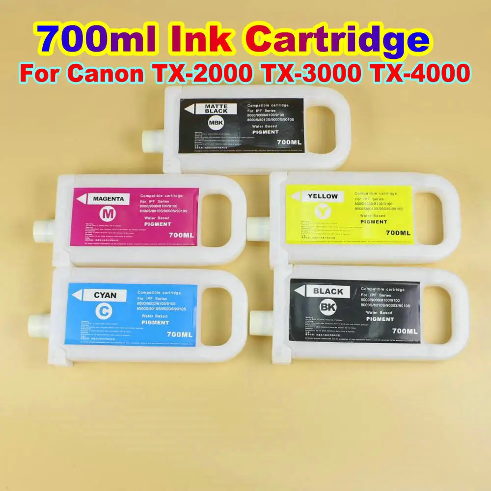 

Printer Chip Model PFI-110 PFI-310 PFI-710 Ink Cartridge Kit No Chip For Canon TX-2000 TX-3000 TX-4000 For Ink Refill Cartridge