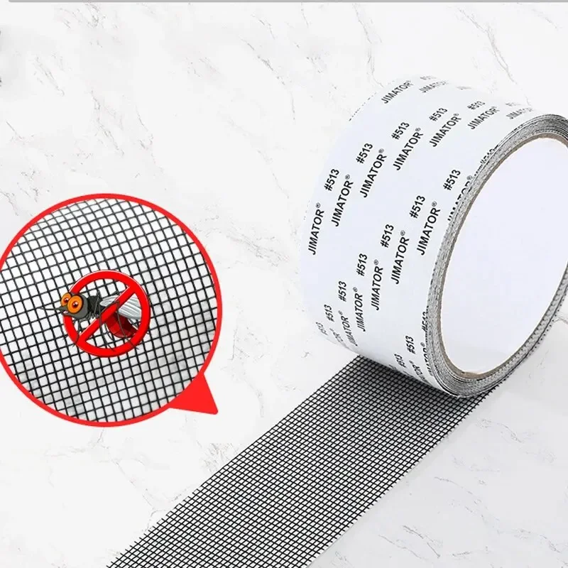

Window Screen Repair Tape Self Adhesive Mesh Tape Net Door Fix Patch Anti Insect Mosquito Mesh Broken Holes Repairing