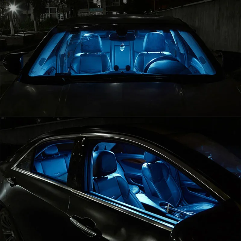 Premium LED Interior Light Kit - No Error Canbus, Reading Bulbs for Sedan & Hatchback Vehicles