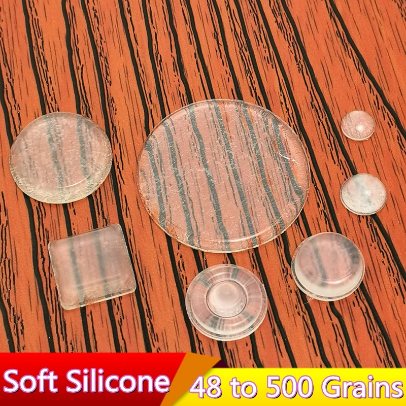 Many Styels Door Stopper Silicon Rubber Kitchen Cabinet Self Adhesive Stop Damper Buffer Pad Furniture Hardware