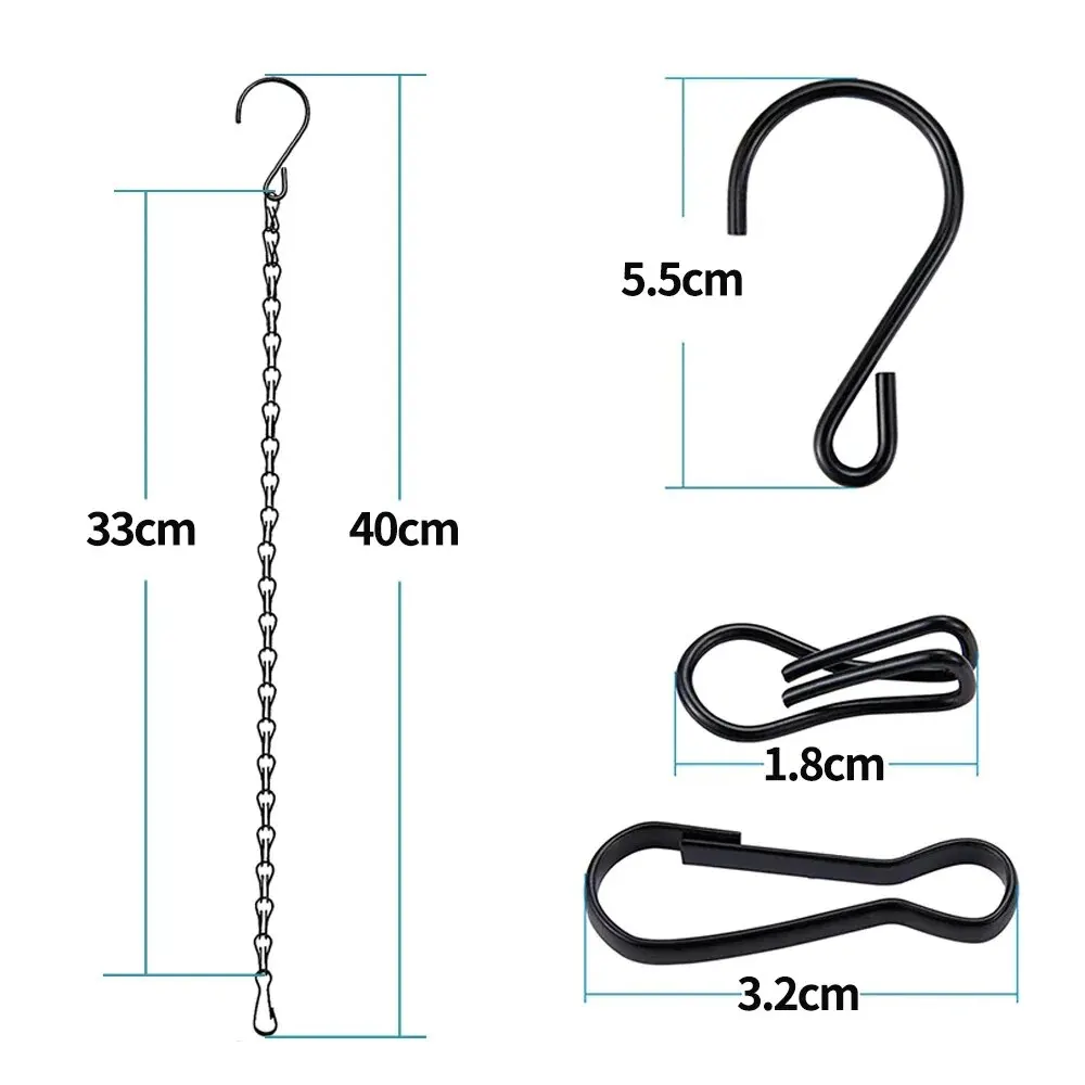 Description Picture 6 of itemHanging Basket Chain Flower Pot Hanging Chain Replacement Plant Hangers Flower Pot Bird Feeders Hanging Basket Chain Hang Hooks
