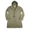 WW2 US unifor M47 Windproof American Soldier Jacket Casual Training windproof Men's long loose coat 2