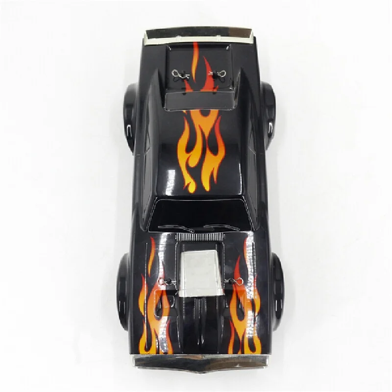 1:16 4wd Rc Drift Car Flat Racing Car With Led Lights 2.4g Rc Muscle Car High Speed Drift Racing Car Kids Adult Model Toys Gift 4