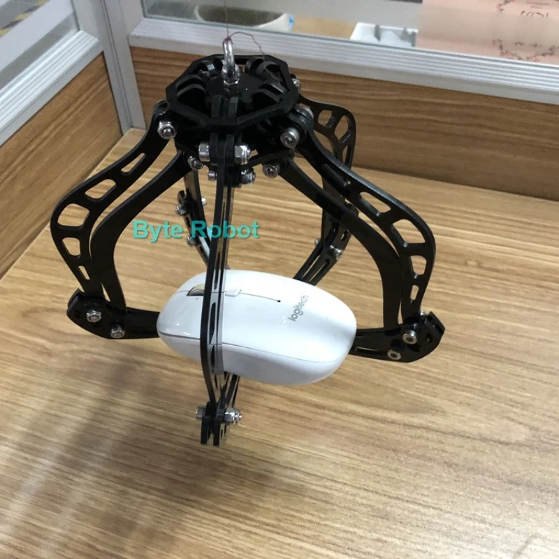 Robot DIY Kit Robot Arm Kit Acrylic Stainless Steel Claw Manipulator Drone Mantis Claws Hook Gripper Automatic Grasping Set Robotic Arm Drone Claw