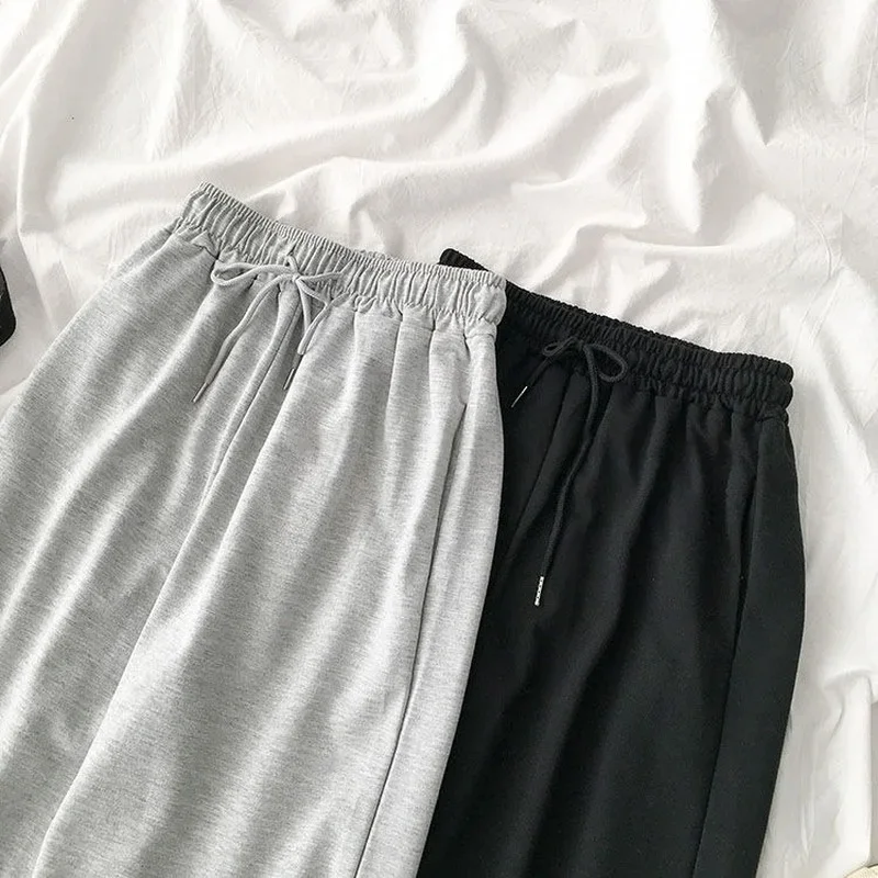 Spring Women Harem Pants Adjusted Bundle Loose Trousers Stretch Drawstring Leisure Sweatpants Students Daily All-match Ulzzang 5