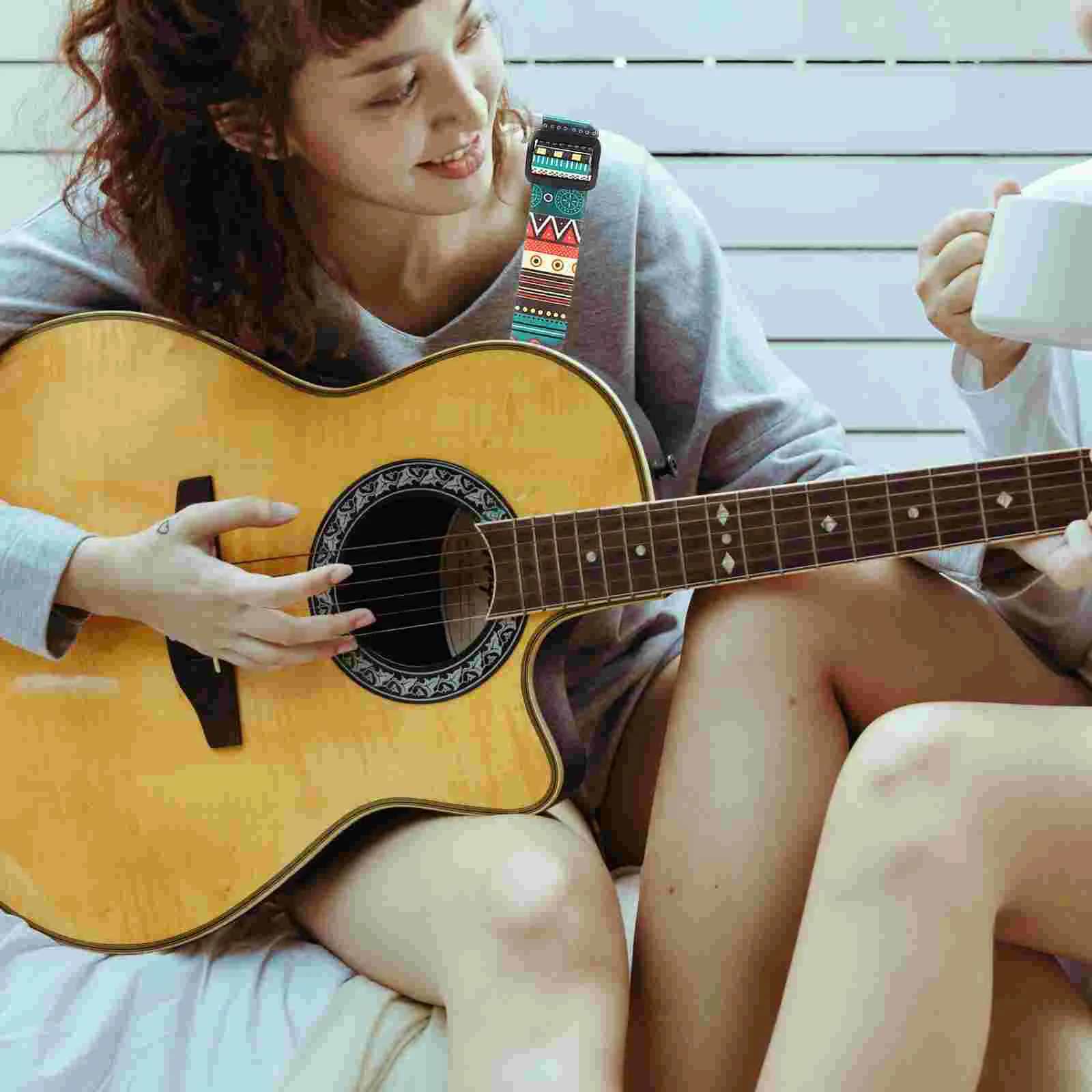 

Concert Ukulele Strap Hole-Free Piano Straps Watch Band Double Hooks Belt