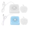 USB Fruit Vegetable Washer Dishwasher Mini Portable Ultrasonic Electrolysis Washing Machine for Sink Household Kitchen Supply 2