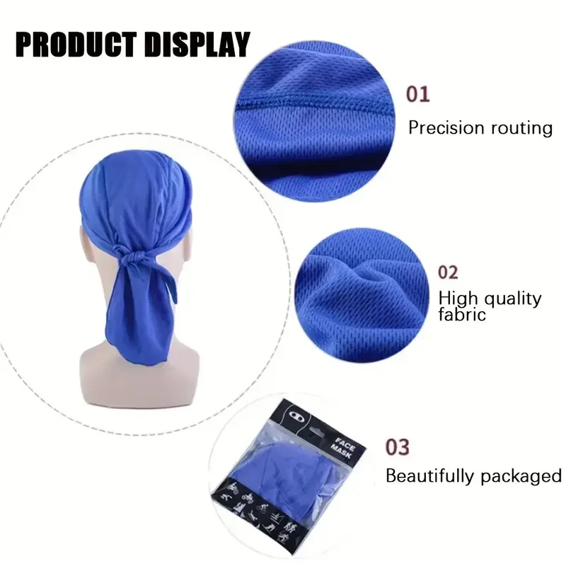 Breathable Unisex Skull Cap for Outdoor Cycling and Fishing - Quick Drying Helmet Liner with Moisture Wicking Technology
