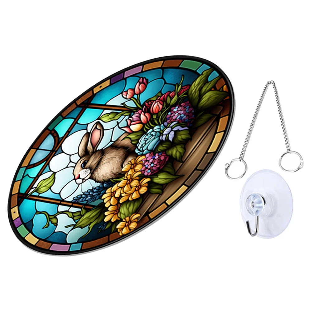 

of The Lid Easter Ornaments Festival Adornment Acrylic Pendant for Flowers Hanging Themed Decor Craft