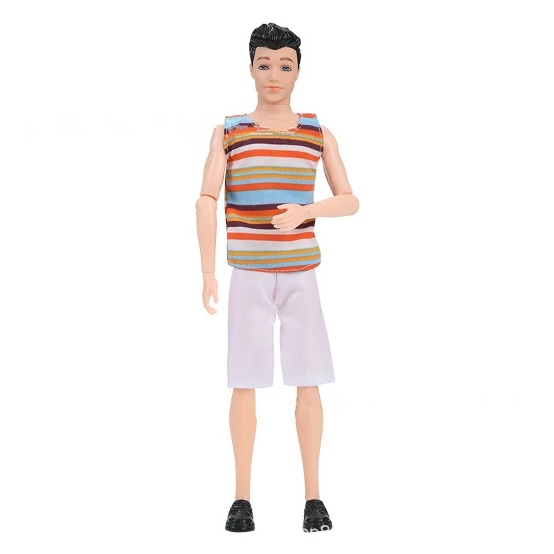 30cm Ken Doll Full Set 1/6 Boyfriend Doll with Casual Clothes Suit Dress Up Toys for Children