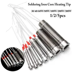 High quality 220V 30/40/60W/80/100/200/300W Heating Element For Soldering Iron Replacement Welding Tool Metalworking Accessory