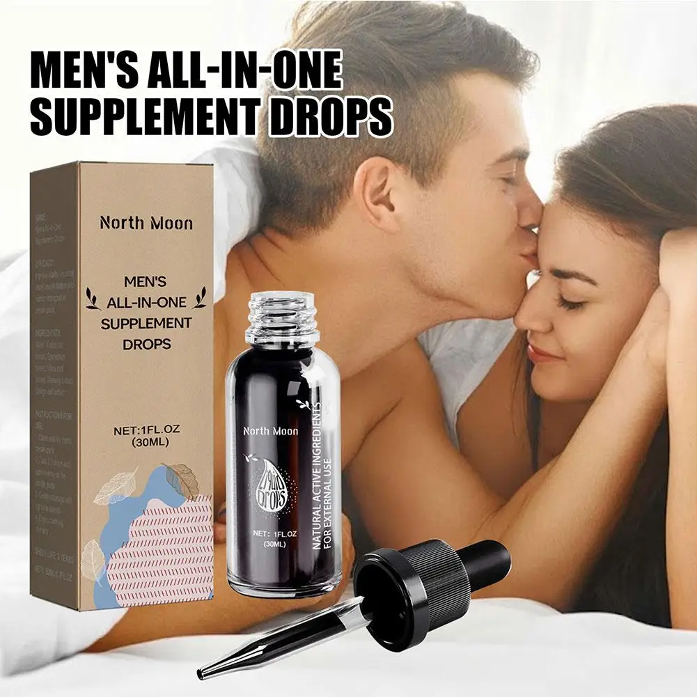 30ml Men's All-In-One Supplement Drops Strong Men Increase Enhance Sexual Essence Sensitivity Stamina Boosting Self-Confide I4P2 sexual sensitivity oil