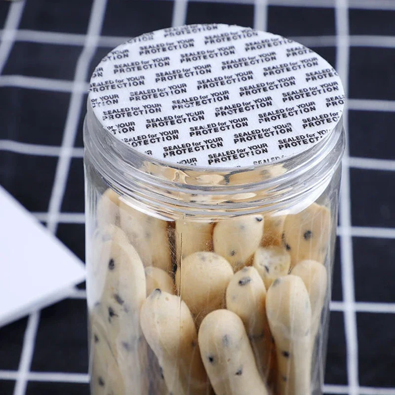 300Pcs 20mm-101mm Self-adhesive Foam Pressure Sensitive Seal Cap Lining Tamper Resistant Seals Liner For Cosmetic Jar Bottle Pot