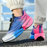 Marathon Carbon Plate Sports Running Shoes Men New Breathable Lightweight Mesh Sport Shoes Women Comfortable Nonskid Sneakers - Image 2