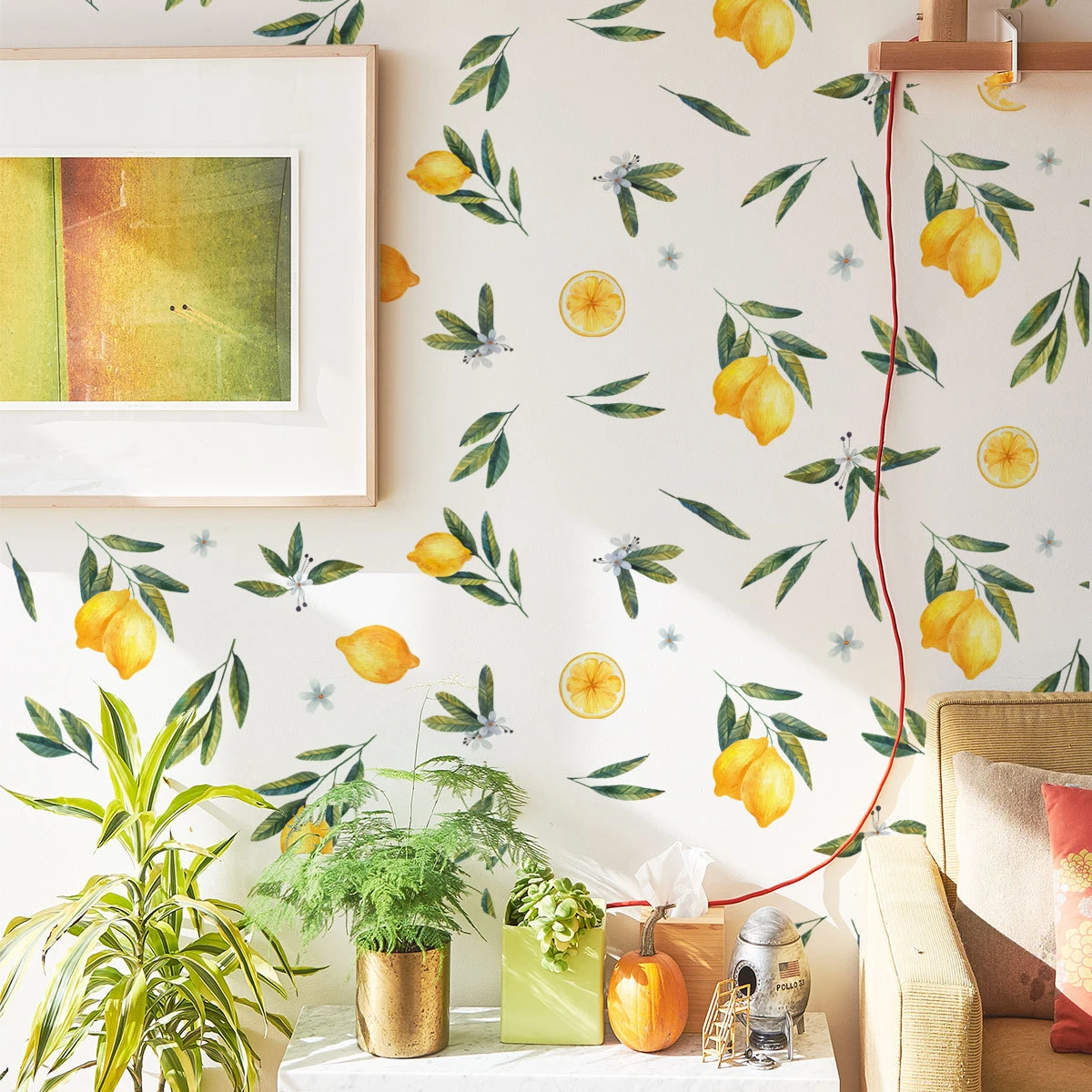 Fruit Wall Sticker Kitchen Wall Sticker Lemon Stickers Lemon