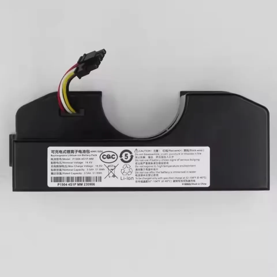 High-capacity 14.4V12800mAh For CECOTEC CONGA 3090 3091 3092 1690 1890 robot vacuum cleaner battery pack replacement parts 3