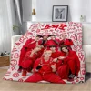New KPOP Boys  Stray Kids Printed Blanket Picnic Blankets Warm Blanket Soft and Comfortable Blanket Home Travel Birthday Gift 5