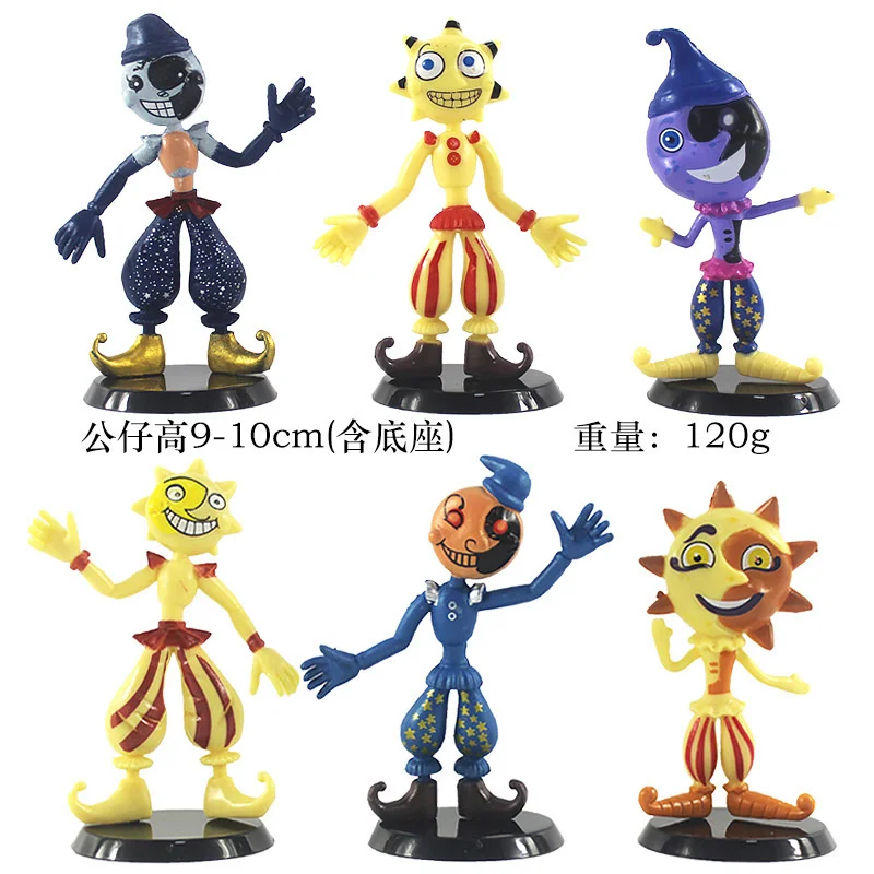 3pcs/set Five Night at Freddy Anime FNAF Final Boss Freddy Toys Bonnie Bear  Action Figure PVC Model Sundrop Toys Gifts (B) : : Toys & Games