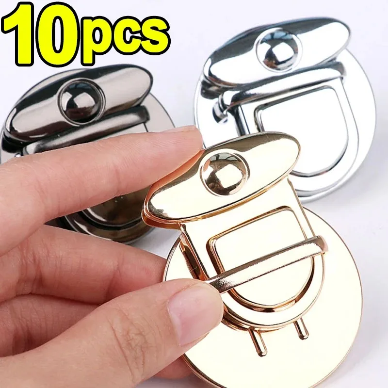 5/10pcs Metal Locks Bag Clasp Catch Buckles for Handbags Purse Tote Closures Snap Clasps DIY Hardware Case Bag Accessories 2049