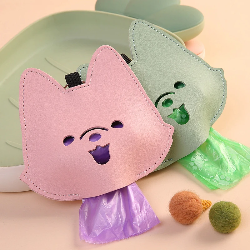 Dog Poop Bags Holder Biodegradable Waste Bag Dispenser for dog poop bag holder