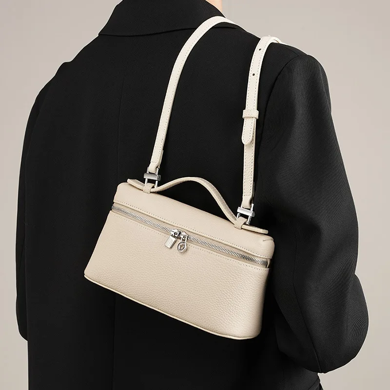 

Crossbody bags luxury designer for women Genuine Leather Bags 20*6*12cm Retro Fashion Solid color Small square bag