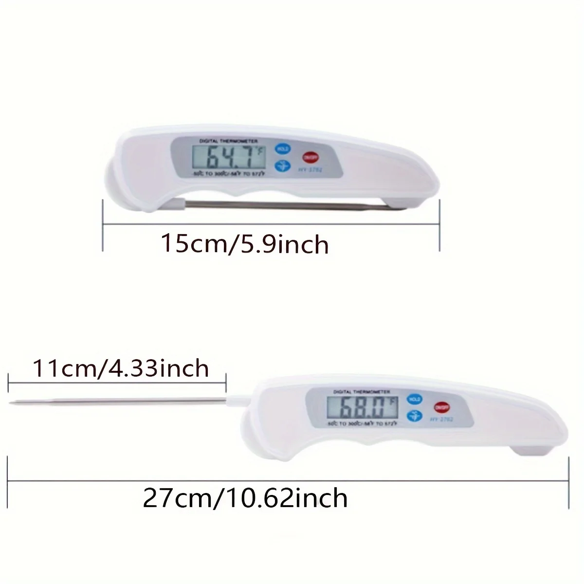 1pc meat thermometer, barbecue thermometer, food thermometer, kitchen, cooking, baking, liquid and barbecue. 6