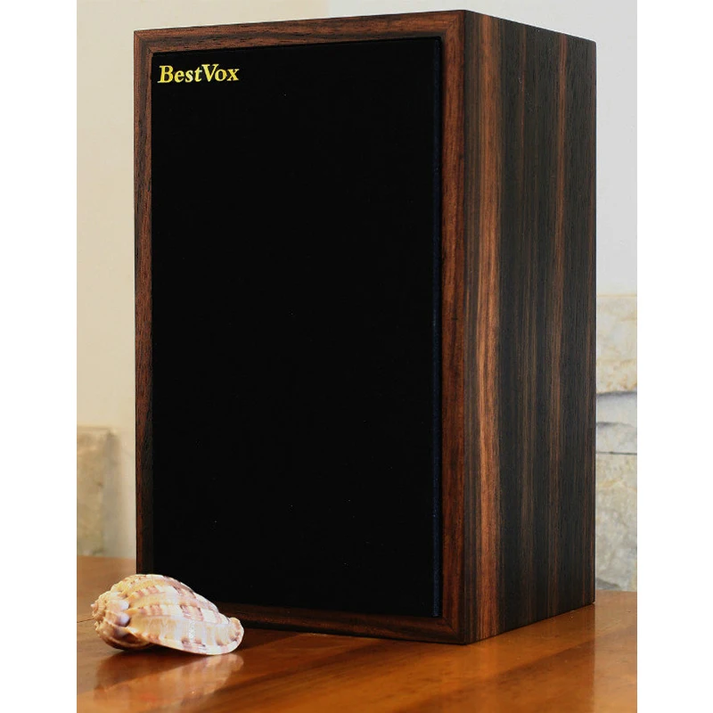 BestVox LS3/5A Monitor Bookshelf HIFI Speakers 83dB Passive Classic 11 Ohms Version Plywood Speaker Box 15 ohms LS3/5A