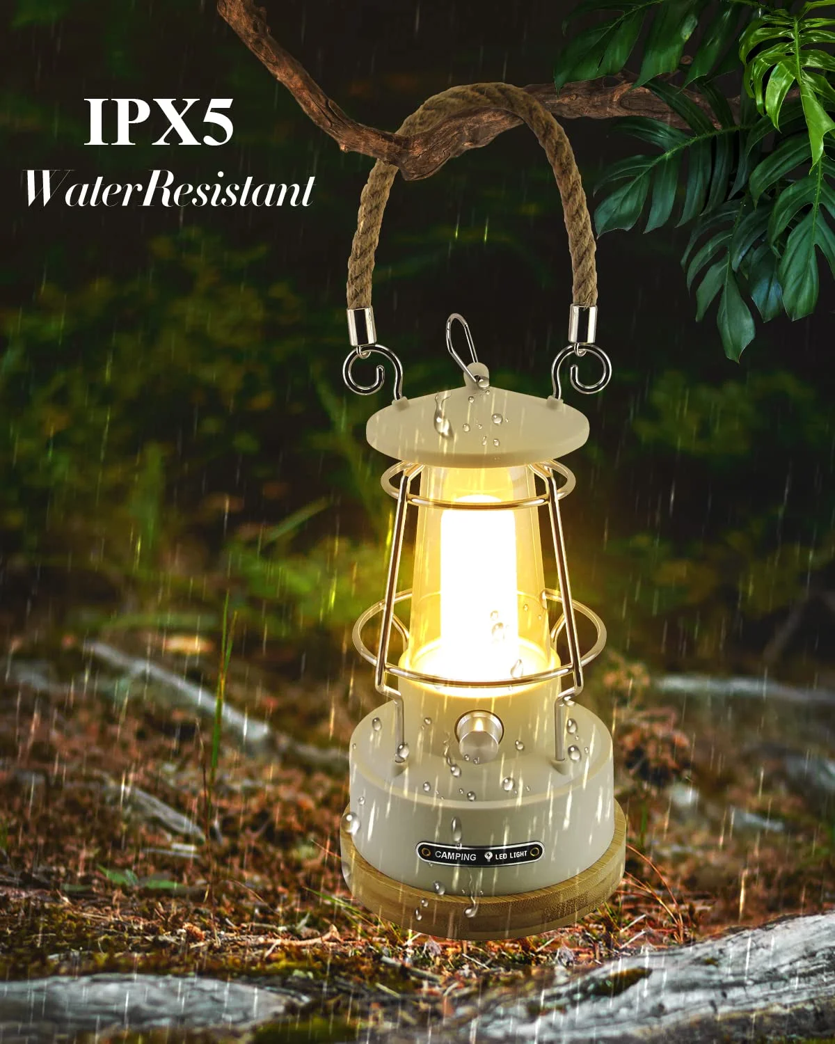 Camping Lantern Rechargeable, Dimmable LED Vintage Lanterns Battery Powered  Lanterns for Power Outages for Camping Hurricane, De - AliExpress