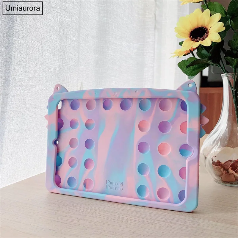 Cartoon Unicorn Silicone Tablet Capa para Samsung