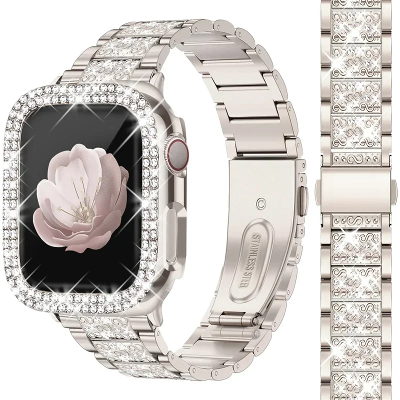 ตัวเลือกสินค้า สร้อยข้อมือ Apple Watch 4 ขนาด 45-38 มม. โลหะหรูหรา