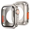 Change To Ultra Screen Protector Cover For Apple Watch 46mm 42mm 40mm 45mm Hard PC Front Rear Bumper Case For IWatch  10 9 8 6 4